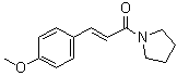 structure of CAS# 389572-70-7, 1-[(2E)-3-(4-Methoxyphenyl)-1-oxo-2-propenyl]pyrrolidine
