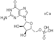 Calcium guanylate molecular structure (CAS 38966-30-2)