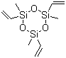 structure of CAS# 3901-77-7, 2,4,6-Trimethyl-2,4,6-trivinylcyclotrisiloxane