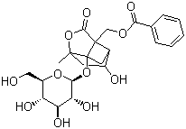 structure of CAS# 39011-90-0, Albiflorin