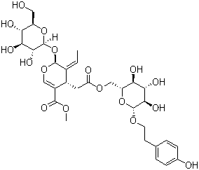 特女贞苷分子结构 (CAS 39011-92-2)