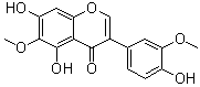 鸢尾黄酮甲素分子结构 (CAS 39012-01-6)
