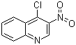 4-氯-3-硝基喹啉分子结构 (CAS 39061-97-7)