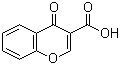 structure of CAS# 39079-62-4, 4H-Chromen-4-one-3-carboxylic acid