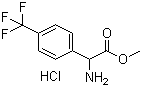 structure of CAS# 390815-48-2, Methyl amino[4-(trifluoromethyl)phenyl]acetate hydrochloride