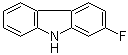 2-氟-9H-咔唑分子结构 (CAS 391-53-7)