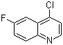 4-Chloro-6-fluoroquinoline molecular structure (CAS 391-77-5)
