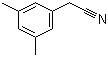 3,5-二甲基苯乙腈分子结构 (CAS 39101-54-7)