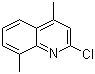 2-Chloro-4,8-dimethylquinoline molecular structure (CAS 3913-17-5)