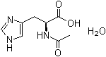 structure of CAS# 39145-52-3, N-Acetyl-L-histidine monohydrate