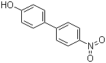 4-羟基-4'-硝基联苯分子结构 (CAS 3916-44-7)