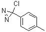 3-氯-3-(4-甲基苯基)-3H-双吖丙啶分子结构 (CAS 39184-65-1)