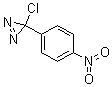 3-氯-3-(4-硝基苯基)-3H-双吖丙啶分子结构 (CAS 39184-67-3)