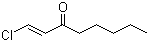 CAS # 39198-04-4, (1E)-1-Chloro-1-octen-3-one, (E)-1-Chloro-1-octen-3-one, (E)-1-Chlorooct-1-en-3-one, trans-1-Chloro-1-octen-3-one