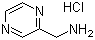 structure of CAS# 39204-49-4, (Pyrazin-2-yl)methanamine hydrochloride