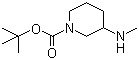 N-Boc-3-methylamino piperidine molecular structure (CAS 392331-89-4)