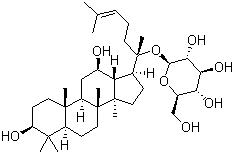 20(S)-人参皂苷 C-K分子结构 (CAS 39262-14-1)