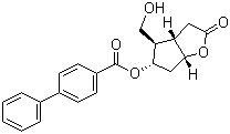 (+)-Corey lactone 5-(4-phenylbenzoate) molecular structure (CAS 39265-57-1)