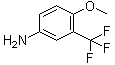 structure of CAS# 393-15-7, 5-Amino-2-methoxybenzotrifluoride