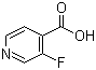 structure of CAS# 393-53-3, 3-Fluoroisonicotinic acid