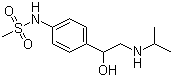 CAS # 3930-20-9, Sotalol, N-[4-[1-Hydroxy-2-(isopropylamino)ethyl]phenyl]methanesulfonamide