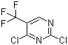 structure of CAS# 3932-97-6, 2,4-Dichloro-5-trifluoromethylpyrimidine