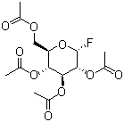 Tetraacetyl-alpha-D-glucose fluoride molecular structure (CAS 3934-29-0)