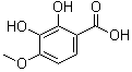 structure of CAS# 3934-81-4, 2,3-Dihydroxy-4-methoxybenzoic acid