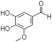5-羟基香兰素分子结构 (CAS 3934-87-0)