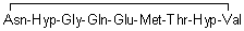 环[L-天冬氨酰胺酰-(4R)-4-羟基-L-脯氨酰甘氨酰-L-谷氨酰胺酰-L-alpha-谷氨酰-L-蛋氨酰-L-苏氨酰-(4R)-4-羟基-L-脯氨酰-L-缬氨酰]分子结构 (CAS 393827-70-8)