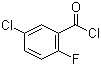 5-氯-2-氟苯甲酰氯分子结构 (CAS 394-29-6)