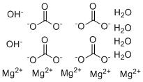 碱式碳酸镁分子结构 (CAS 39409-82-0)