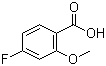 structure of CAS# 395-82-4, 4-氟-2-甲氧基苯甲酸