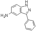 structure of CAS# 395099-05-5, 5-Amino-3-phenyl-1H-indazole