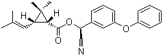 structure of CAS# 39515-40-7, Cyphenothrin