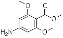 4-Amino-2,6-dimethoxybenzoic acid methyl ester molecular structure (CAS 3956-34-1)