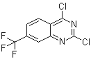 2,4-Dichloro-7-(trifluoromethyl)quinazoline molecular structure (CAS 396-02-1)