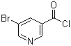 structure of CAS# 39620-02-5, 5-Bromonicotinoyl chloride
