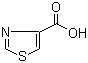 噻唑-4-甲酸分子结构 (CAS 3973-08-8)