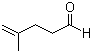 4-甲基-4-戊烯醛分子结构 (CAS 3973-43-1)