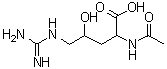 CAS # 39740-28-8 (74346-03-5), N2-Acetyl-4-hydroxy-DL-arginine, alpha-N-Acetyl-gamma-hydroxy-DL-arginine