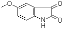 structure of CAS# 39755-95-8, 5-Methoxyisatin