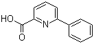 6-苯基吡啶-2-羧酸分子结构 (CAS 39774-28-2)