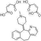 structure of CAS# 3978-86-7, Azatadine maleate