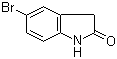 5-溴吲哚啉-2-酮分子结构 (CAS 39795-60-3)
