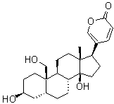 (3beta,5beta)-3,14,19-Trihydroxybufa-20,22-dienolide molecular structure (CAS 39844-86-5)