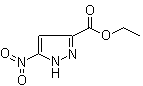 structure of CAS# 39846-84-9, 5-Nitro-3-pyrazolecarboxylic acid ethyl ester