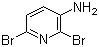 structure of CAS# 39856-57-0, 2,6-Dibromopyridin-3-amine