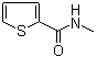 N-甲基噻吩-2-甲酰胺分子结构 (CAS 39880-77-8)