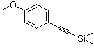 structure of CAS# 3989-14-8, (4-Methoxyphenylethynyl)trimethylsilane